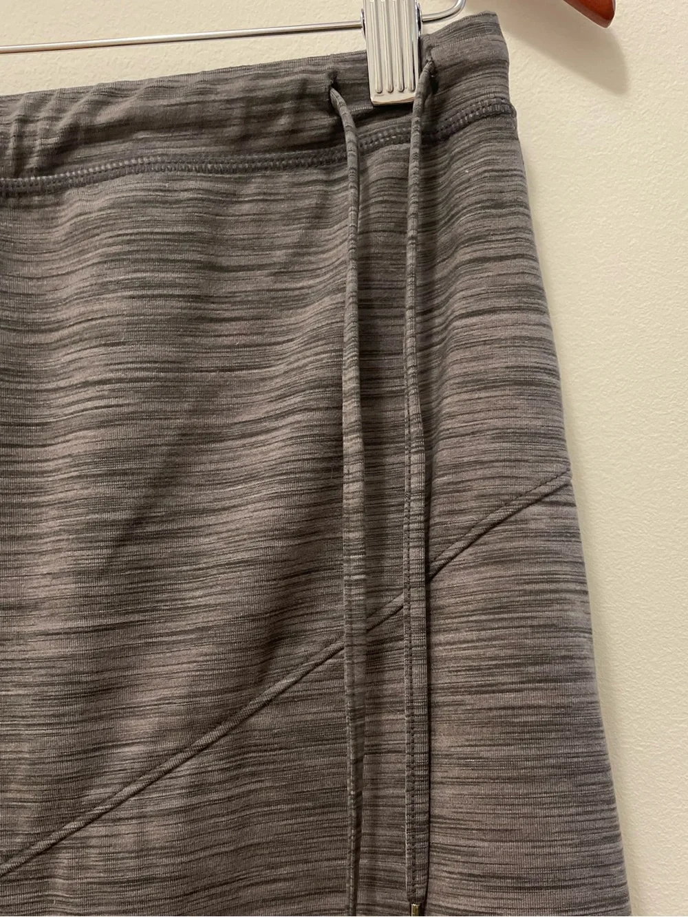 Kyodan Gray Heather A-Line Knit Skirt - Picture 2 of 6
